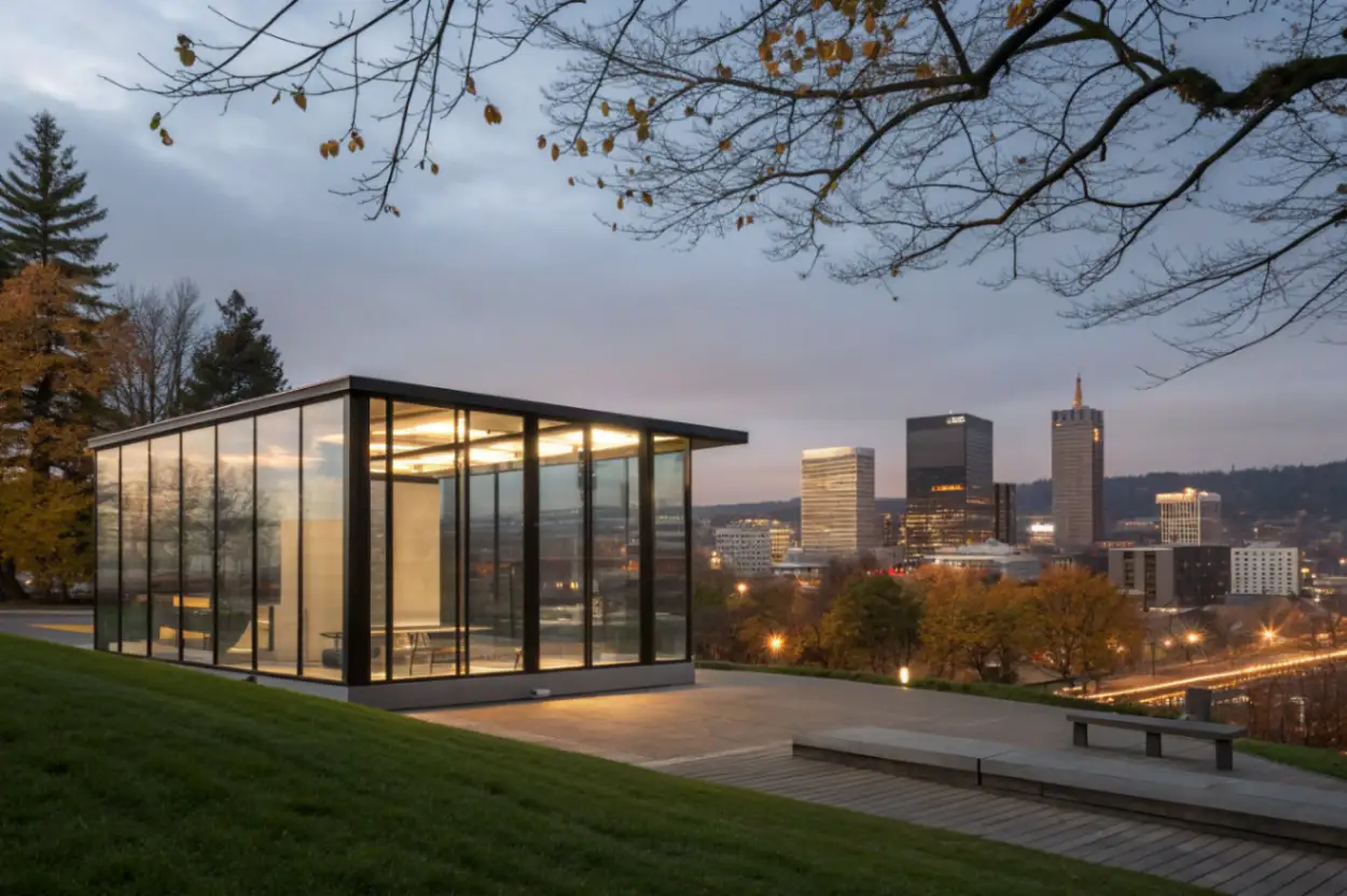 Rothko Pavilion и стеклянная архитектура Портленда